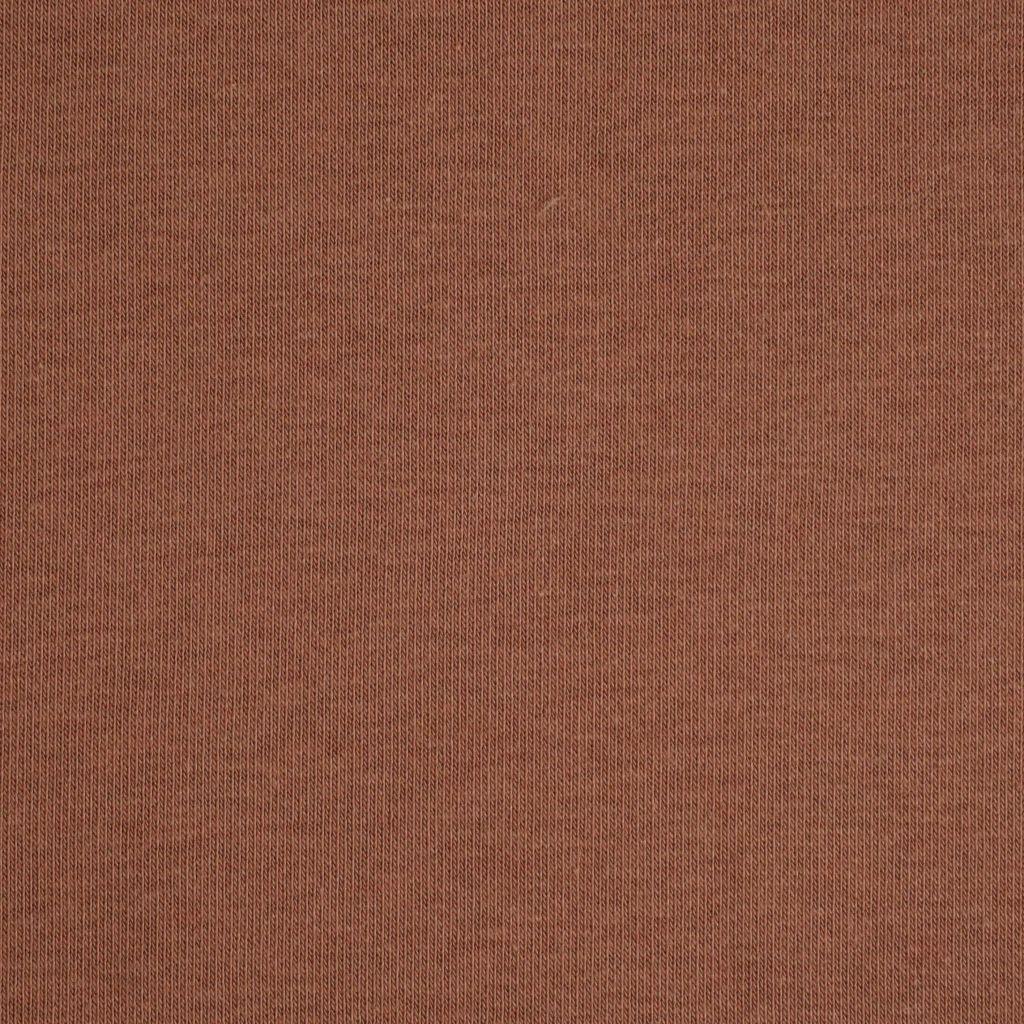 Heavy Sweat Stoff 82% CO uni karamel braun